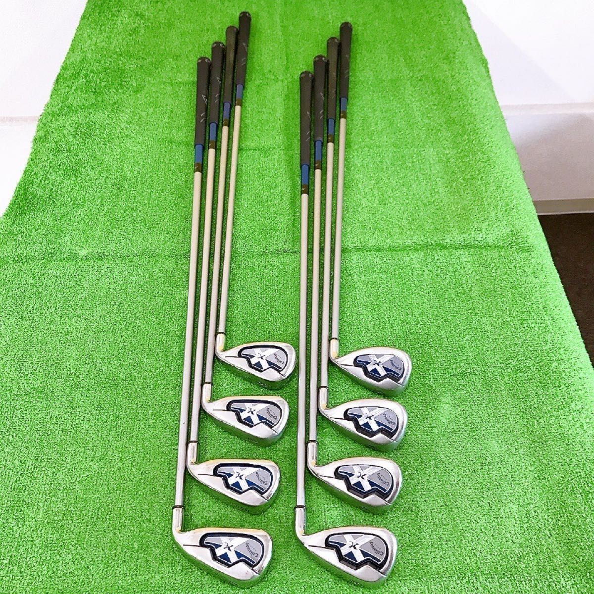 テ01☆キャロウェイ X-18 8本レディースアイアンセットL Callaway 純正