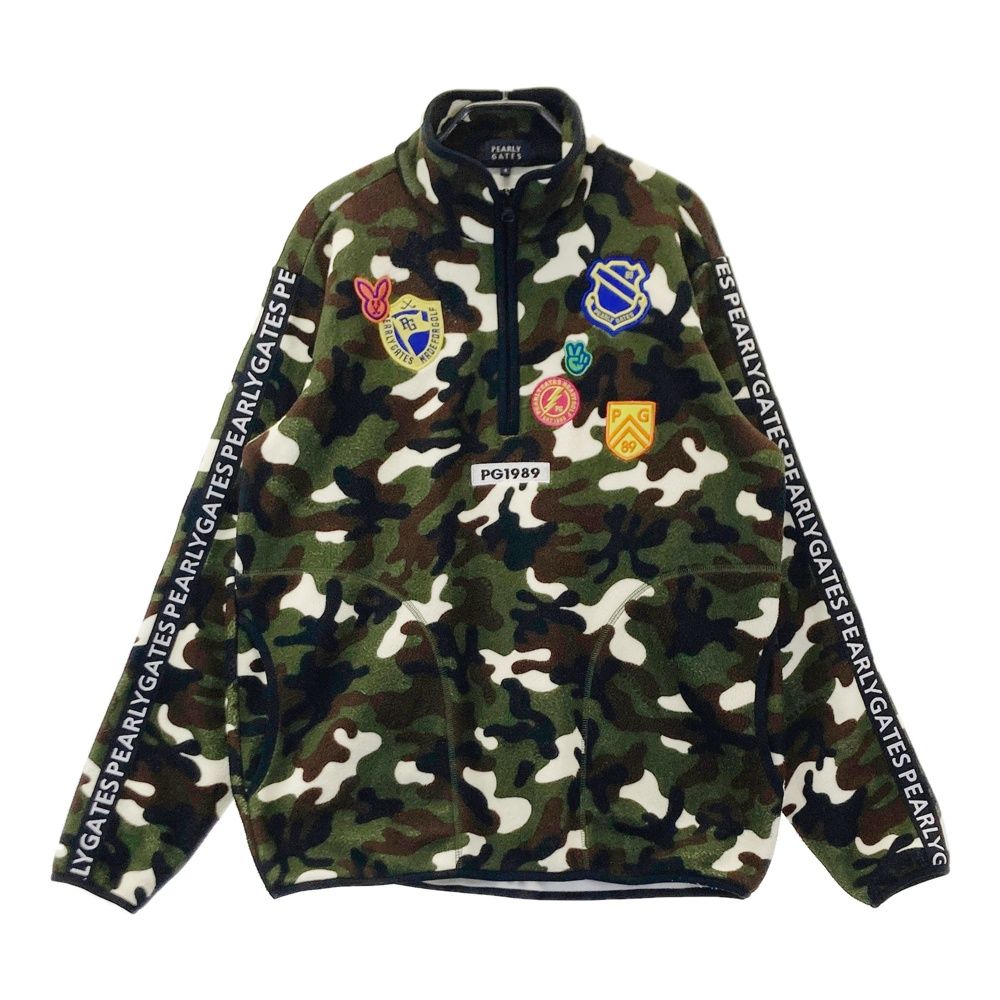 サイズ：4 PEARLY GATES パーリーゲイツ フリース ハーフジップ 長袖