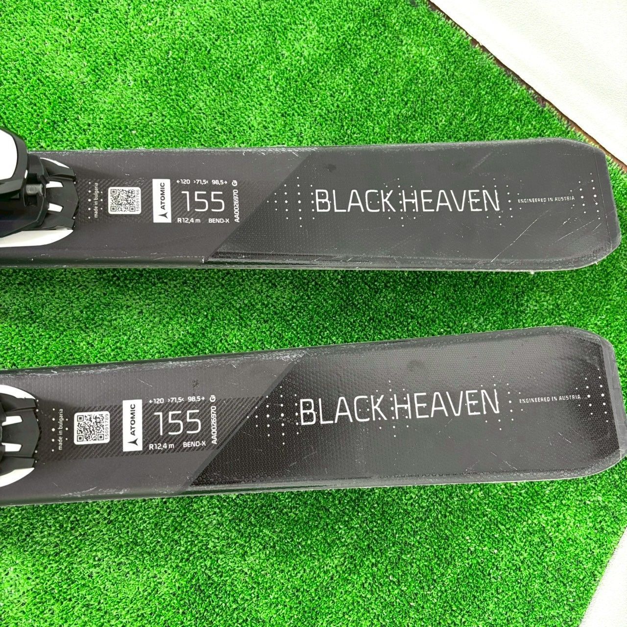 メンテナンス済】 アトミック ATOMIC スキー板 ビンディング付属 BLACK