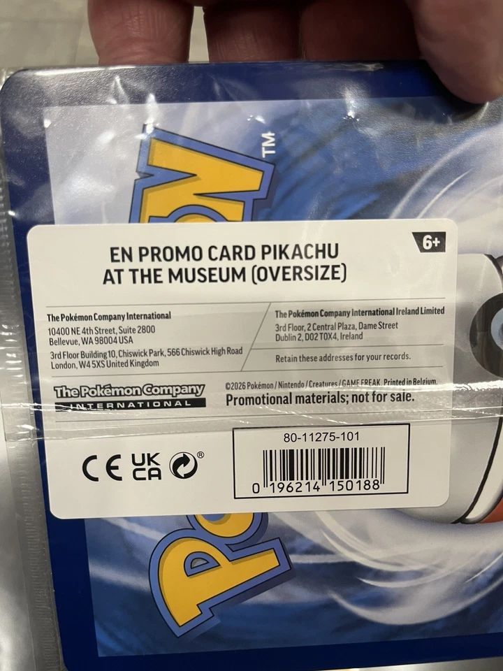 5枚セット Pikachu at the Museum ピカチュウ ロンドン 博物館