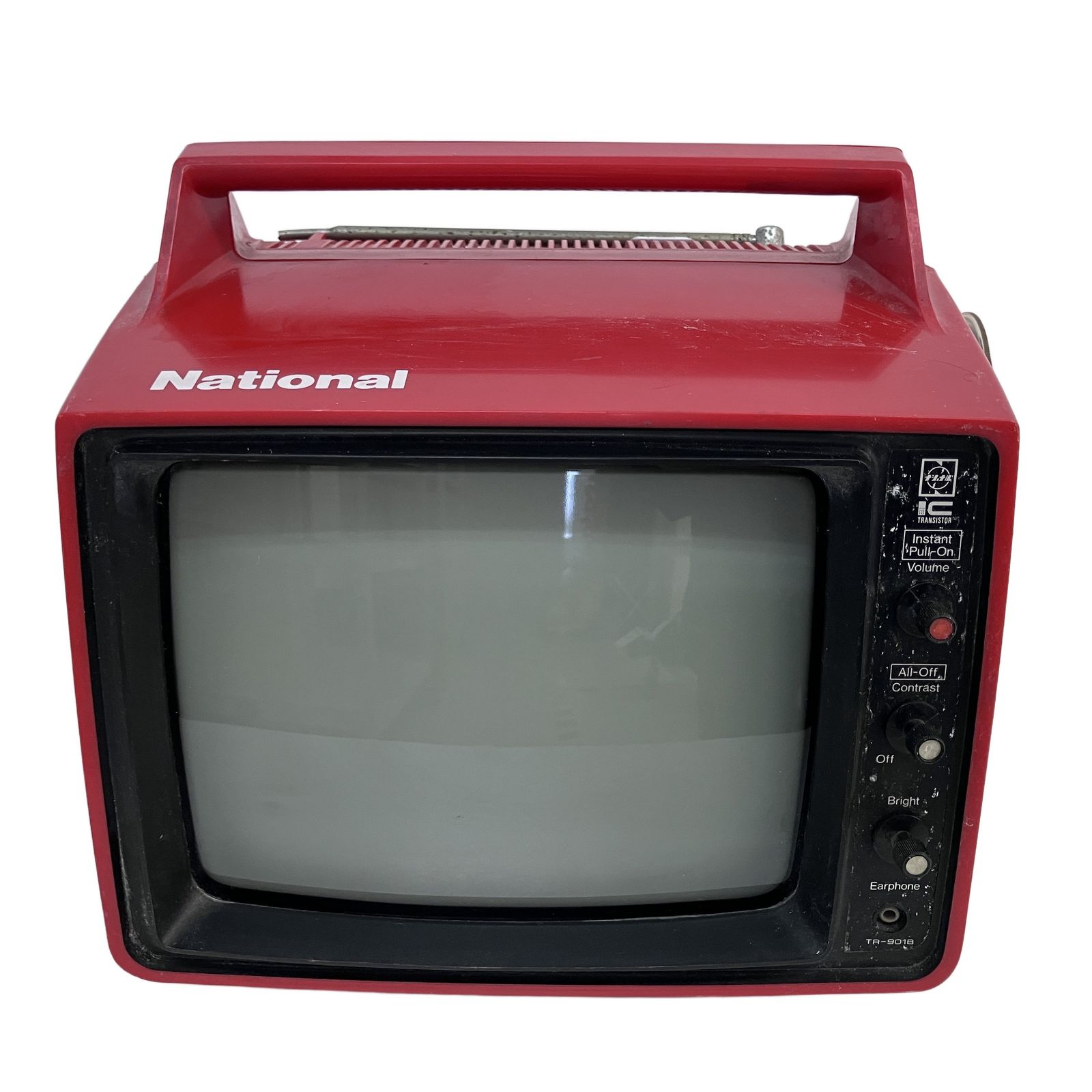 National TR-901B 1975年製 白黒テレビ TV 家電 昭和レトロ