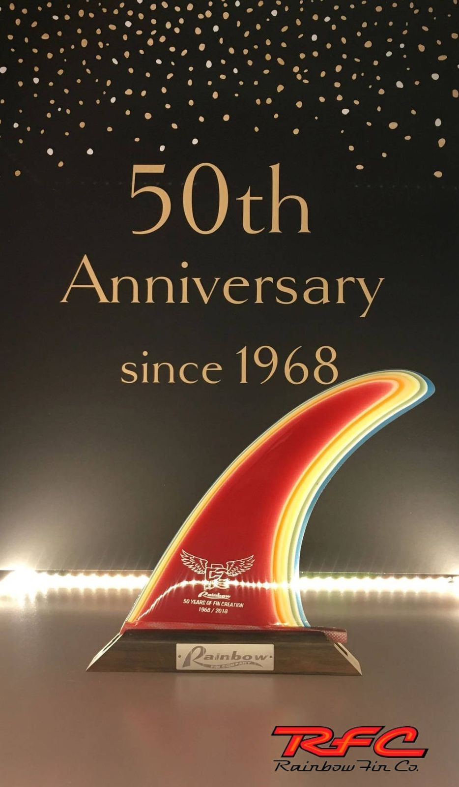 新品】ロングボードフィン Rainbow fin Stinger 7.75 レインボーフィン