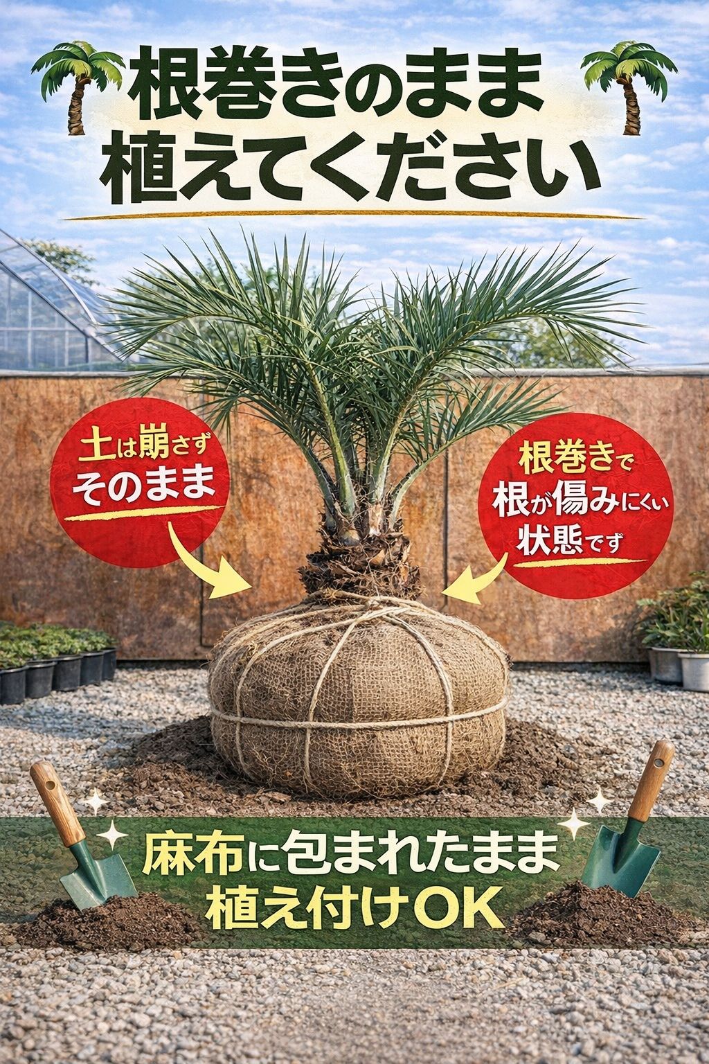 🌴ココスヤシ シルバーリーフ🌴【極太株／2本セット】 - メルカリ