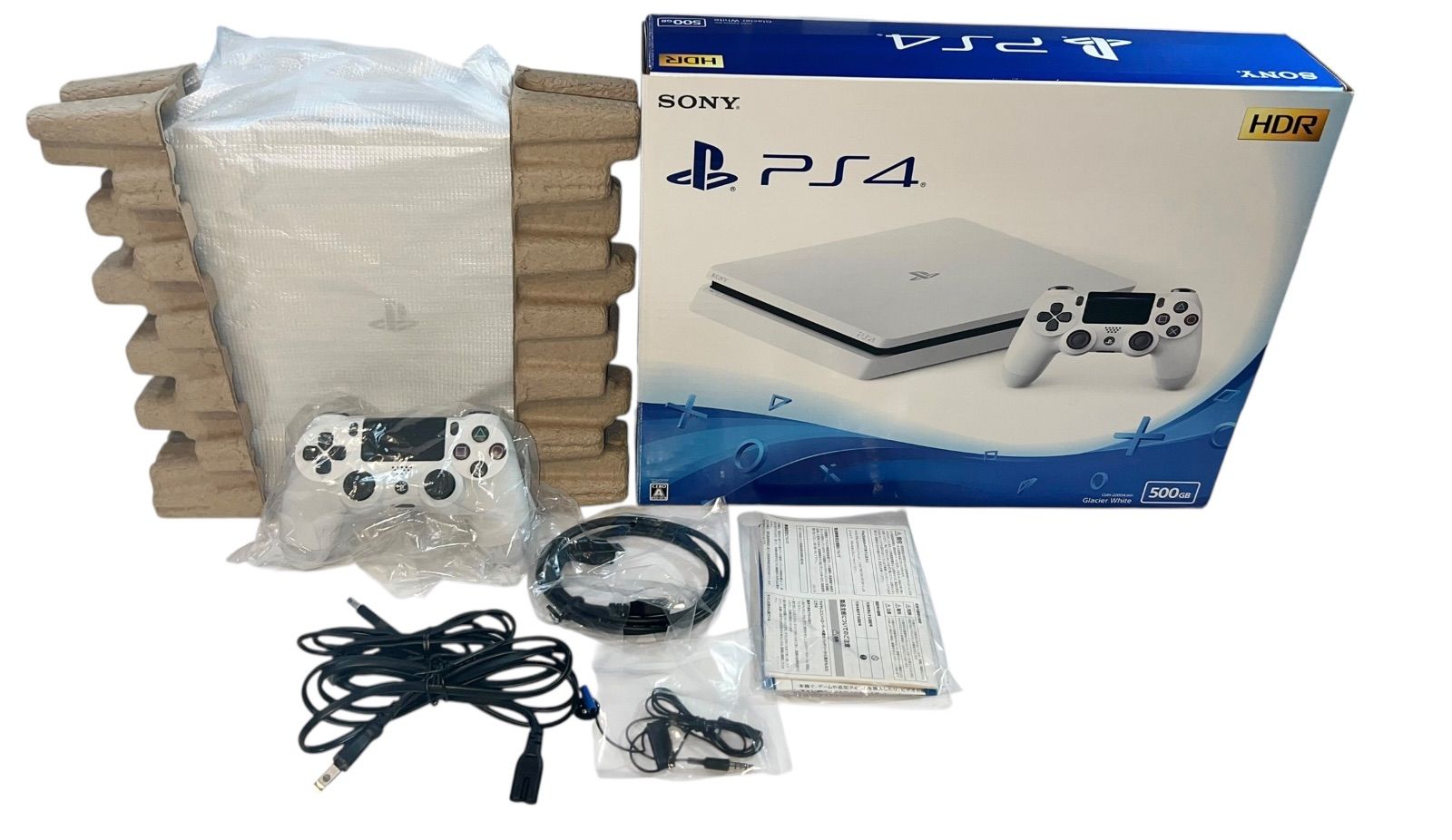 ps4 本体 PlayStation 4 グレイシャー・ホワイト 500GB CUH-2200AB02