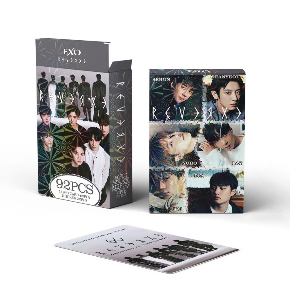 在庫最後！【EXO】REVERXE ロモカード＆ミニミニシール☆92PCS☆エクソ
