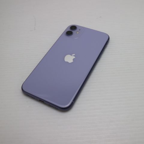 超美品 SIMフリー iPhone 11 64GB パープル スマホ 本体 白ロム 土日祝