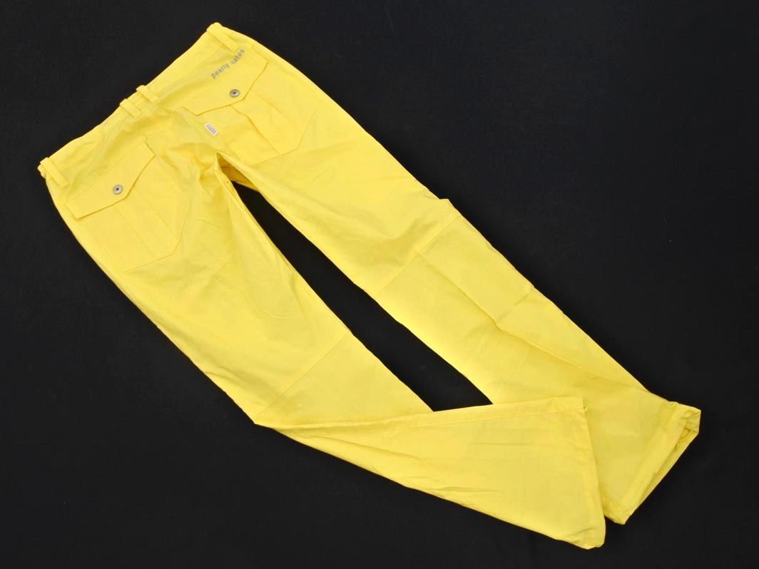 PEARLY GATES パーリーゲイツ カラー パンツ size0/黄 □□ レディース