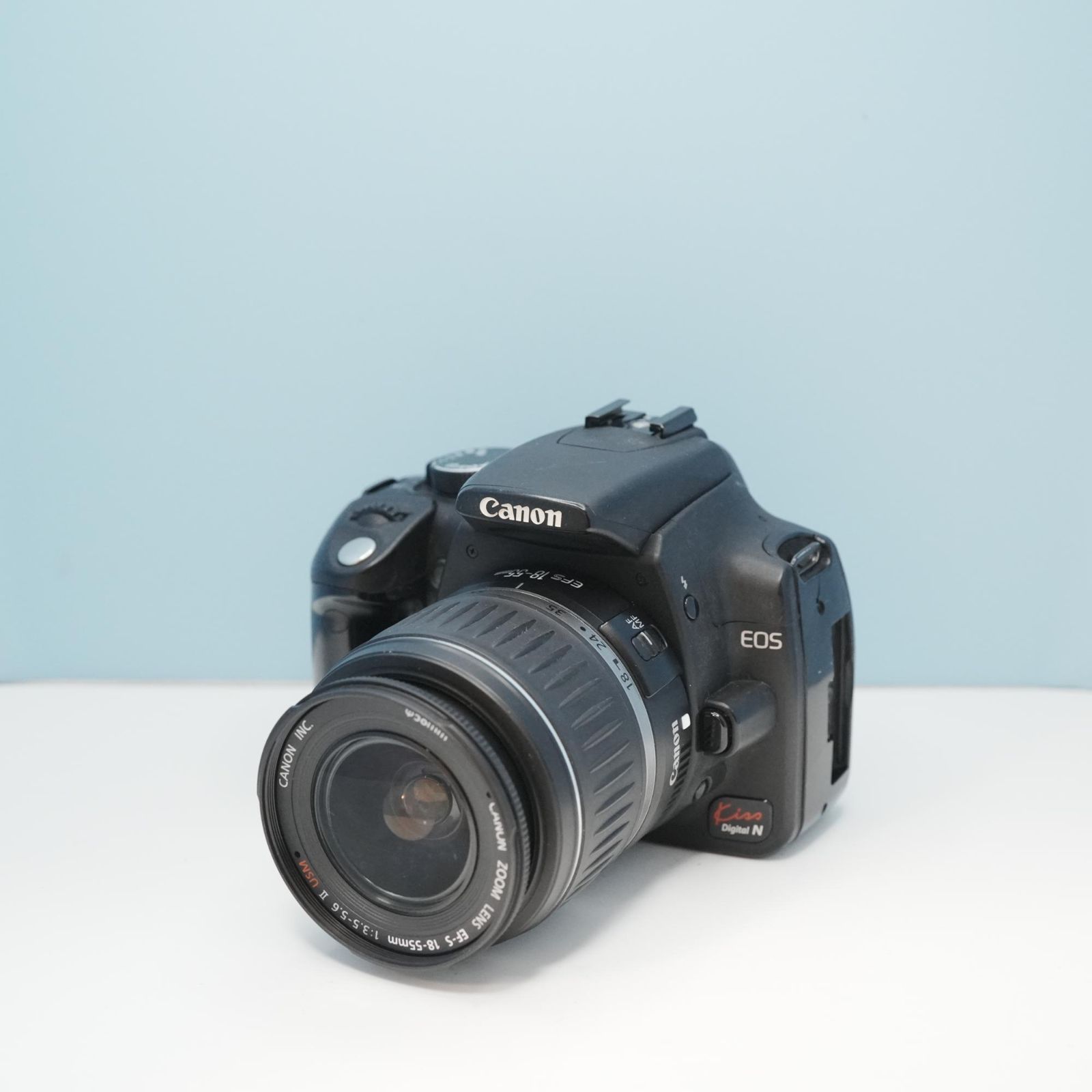 Canon EOS kiss Digital N 一眼レフ スマホ転送OK フルセット a5827