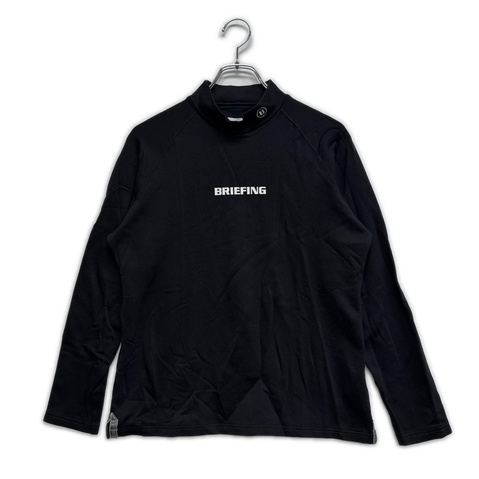 中古 レディース ブリーフィング BRIEFING 長袖シャツ L 黒 ブラック