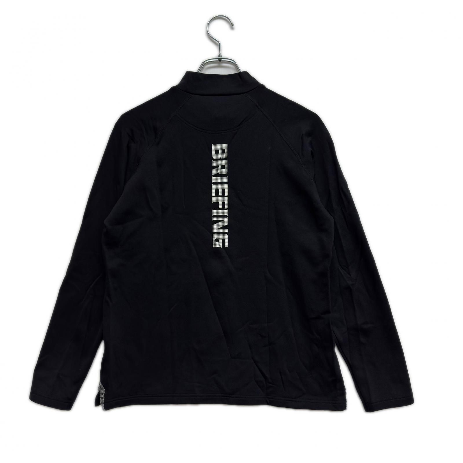 中古 レディース ブリーフィング BRIEFING 長袖シャツ L 黒 ブラック