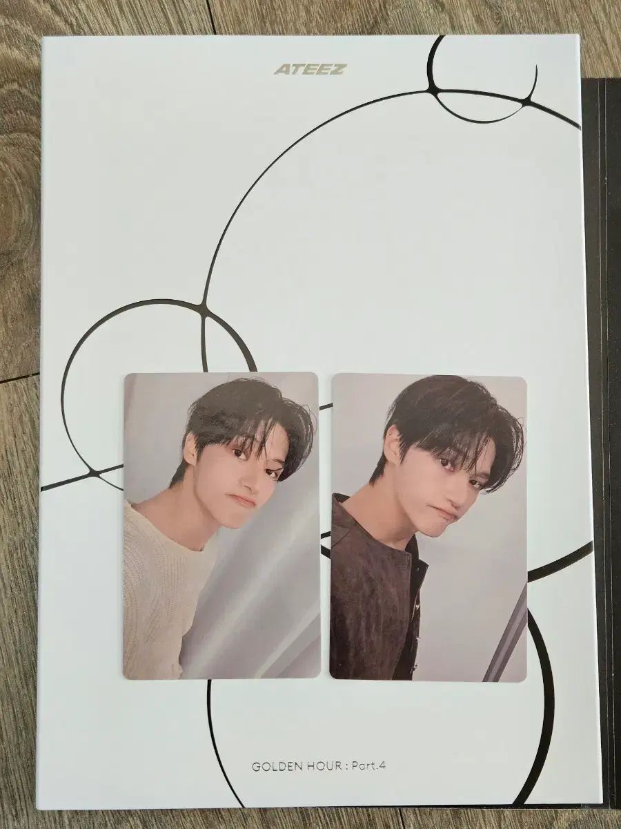 ATEEZ ウヨン Golden Hourglass 4 z ver 開封アルバム トレカ 付き