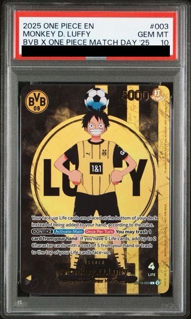 PSA10】 モンキー・D・ルフィ 《英語版》 (ドルトムント) [L] {ST13