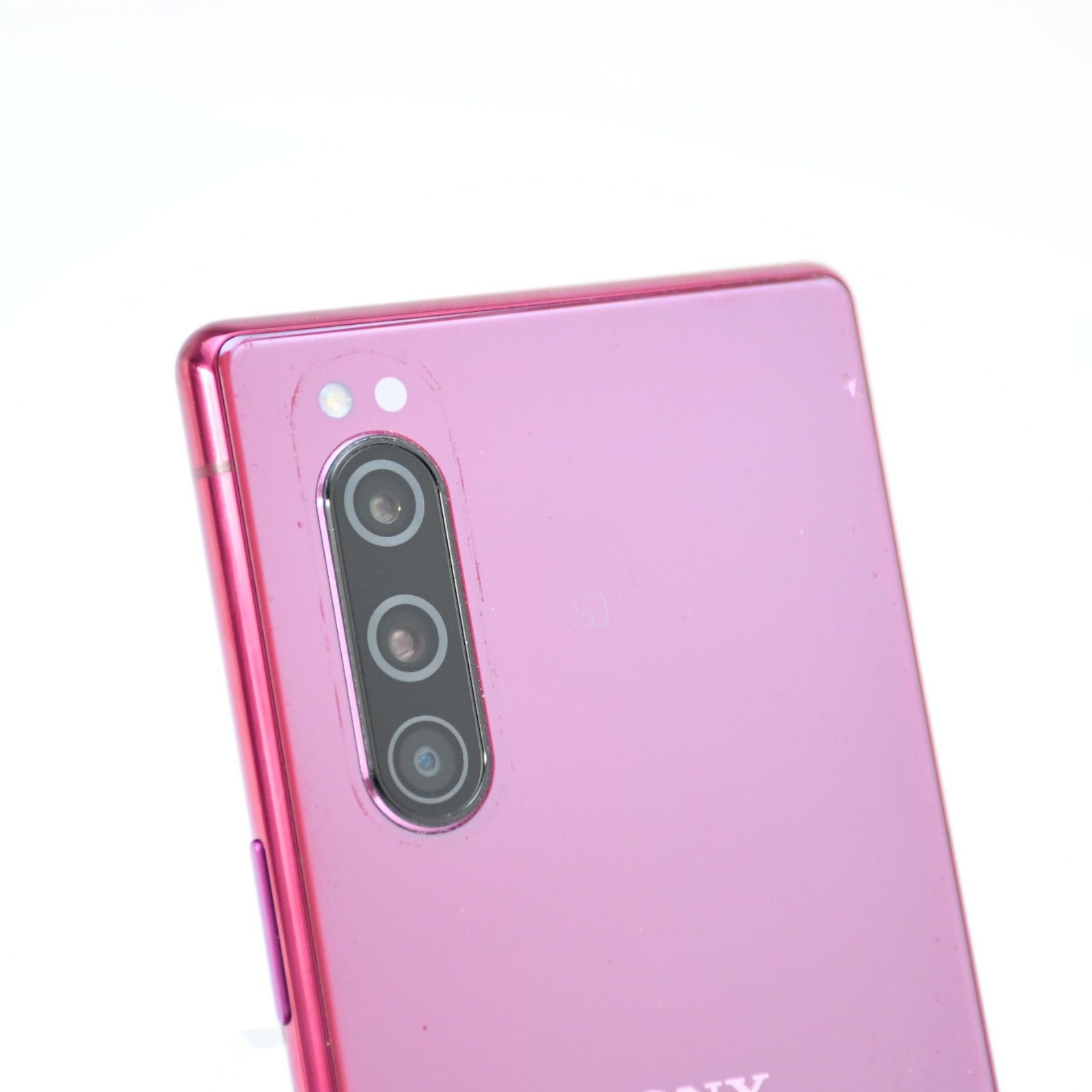 液晶美品】au SIMフリー Xperia 5 SOV41 レッド - メルカリ