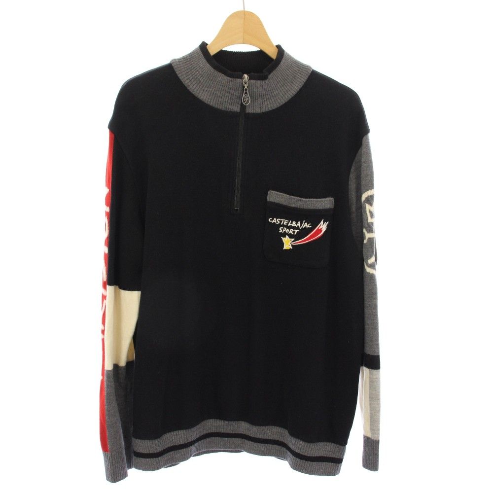 カステルバジャック CASTELBAJAC SPORT ニット セーター ハーフジップ