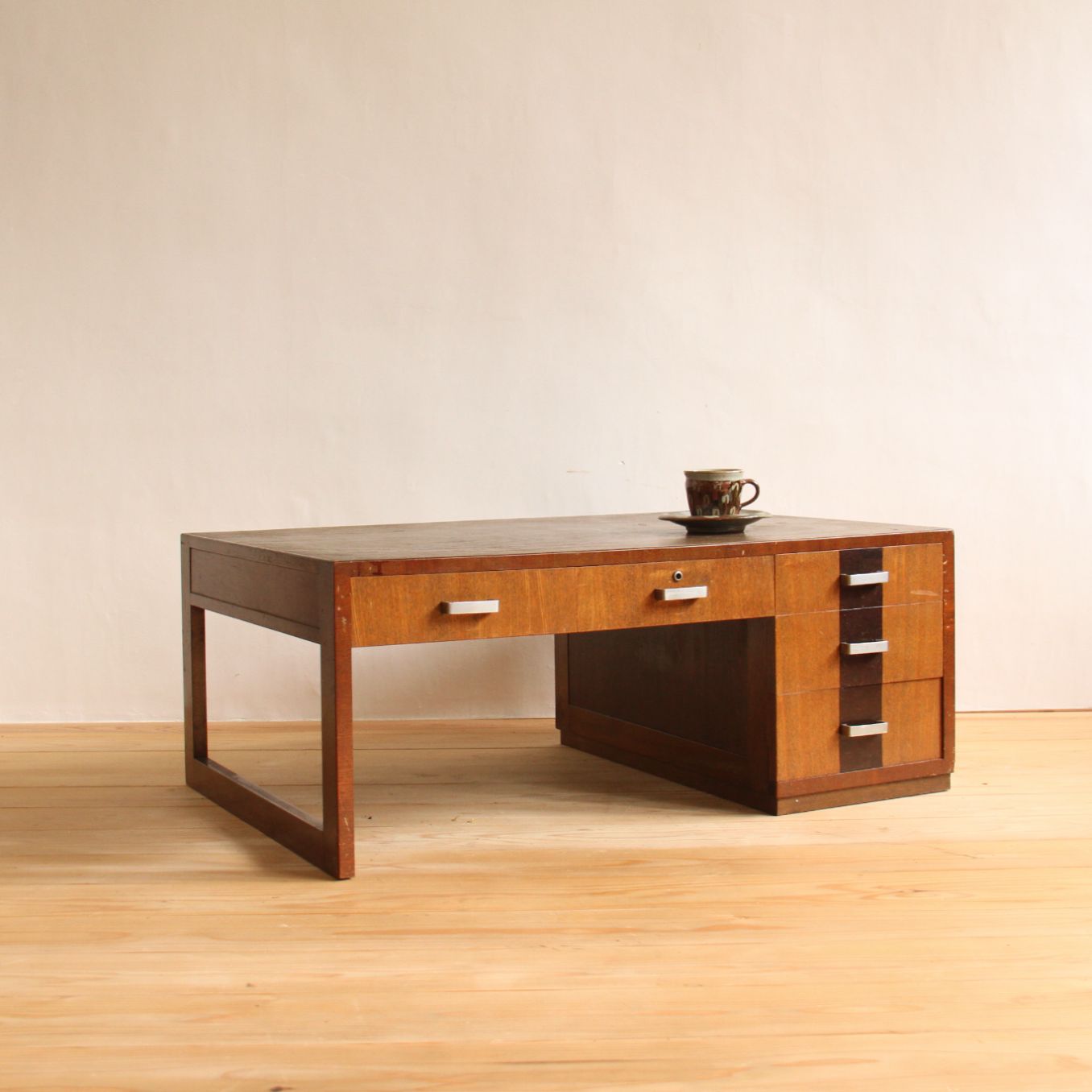 デスク 机 木製 引き出し 古道具 古家具 ビンテージ アンティーク