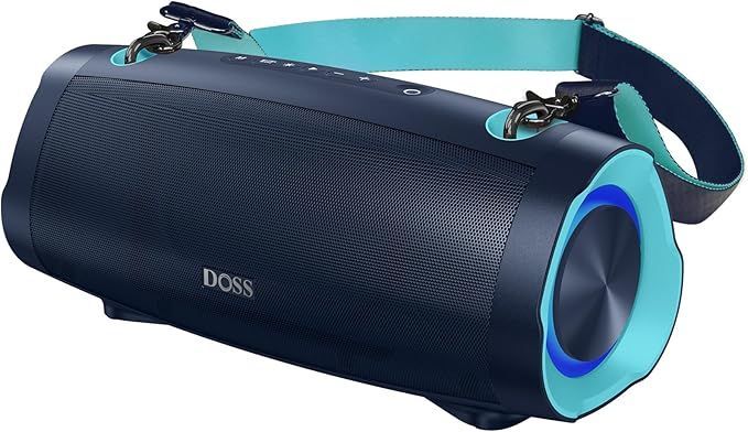 DOSS Extreme Boom Pro D100 Bluetoothスピーカー 70W （ブルー