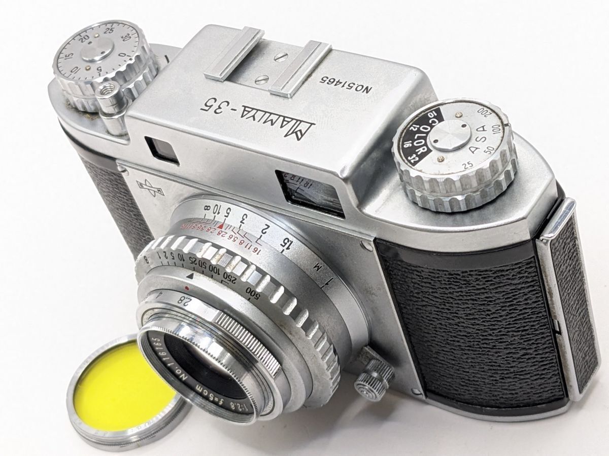 ☆貴重な完動品 / 光学キレイ☆ マミヤ Mamiya-35 SEKOR 5cm F2.8