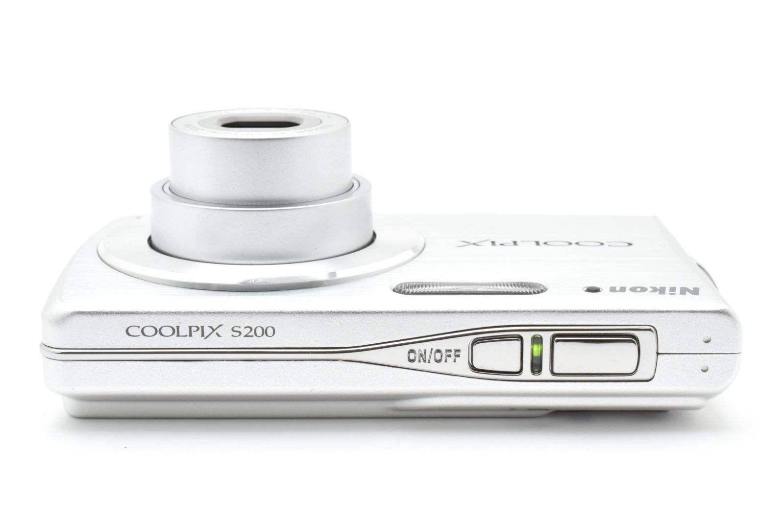 6417 【並品】 Nikon Coolpix S200 Compact Digital Camera 動作確認済