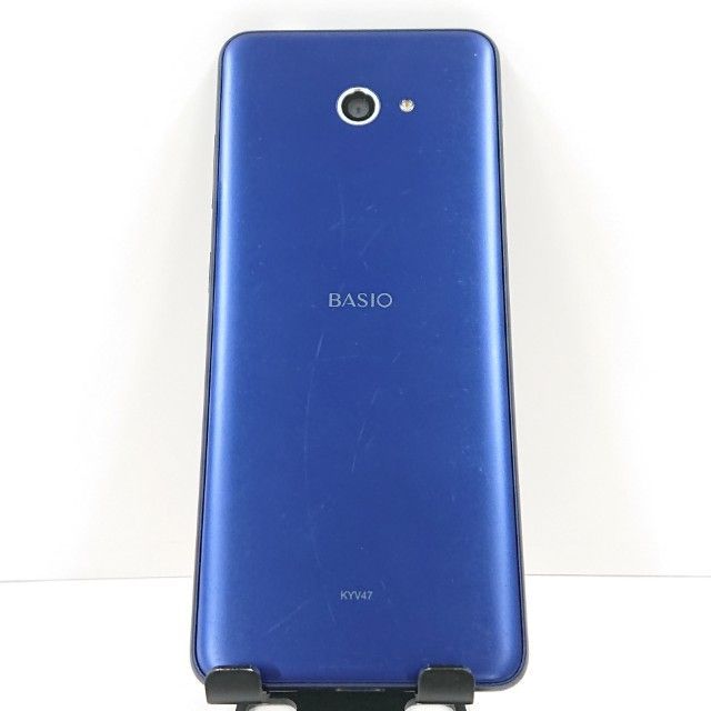 BASIO KYV47 blue 充電器セット 安心のメルカリ便 匿名配送② BASIO