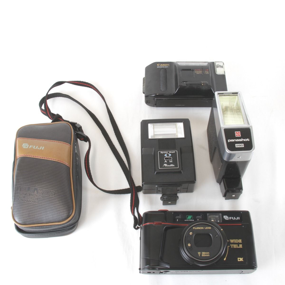 ジャンク『動作未確認』 カメラ2/ストロボ2 まとめ FUJI/Canon