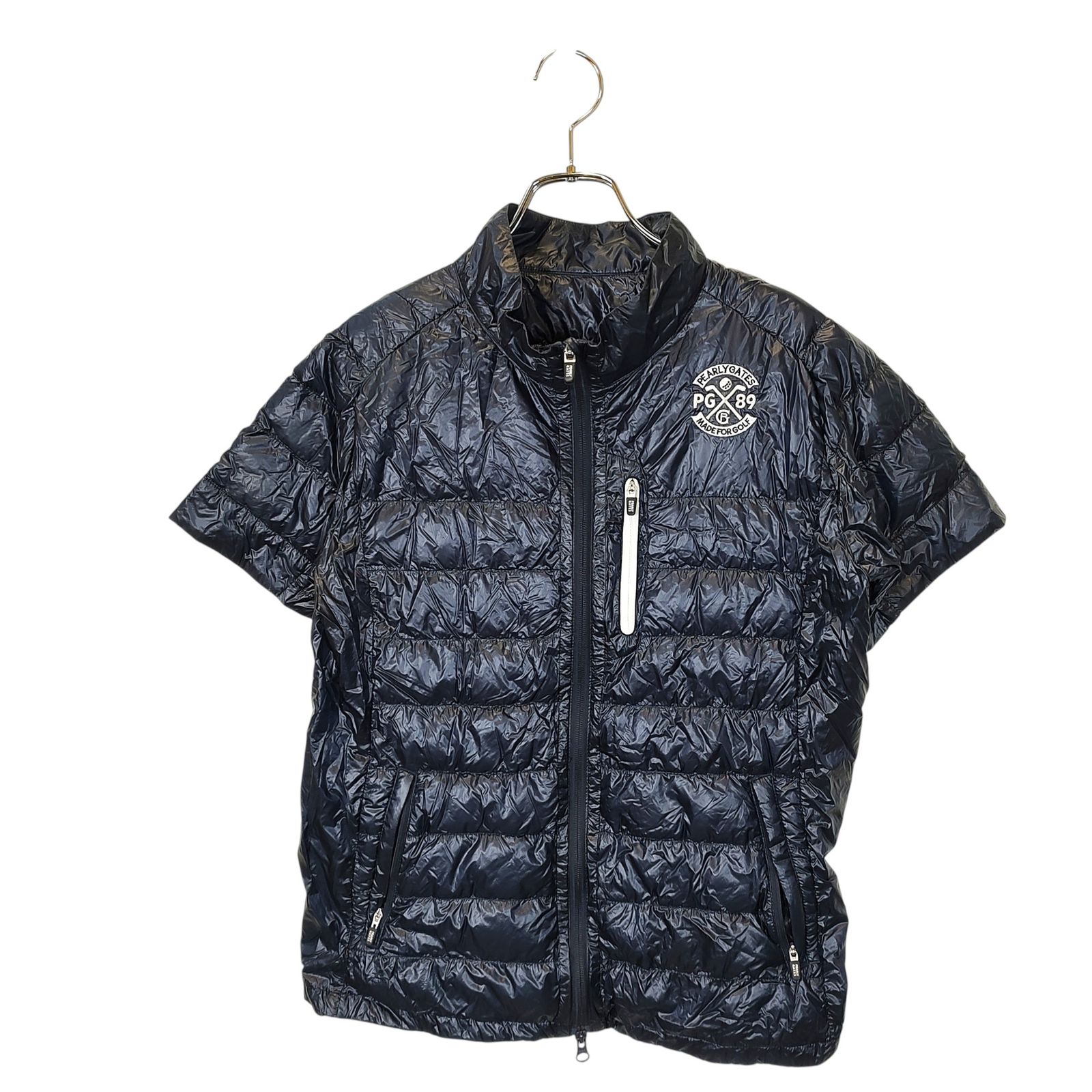 PEARLY GATES パーリーゲイツ ゴルフ ジップアップ ナイロン半袖