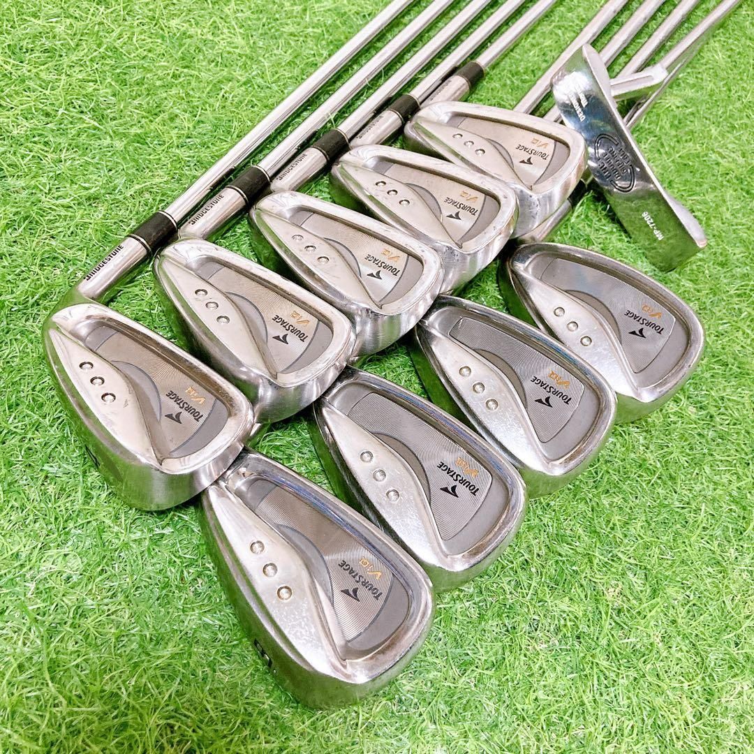 Bツアーステージ VIQ初心者オススメ ゴルフクラブ メンズセット 右利き