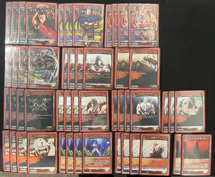 デッキ】キン肉マン赤 正義超人【UNIONARENA】 ユニオンアリーナ