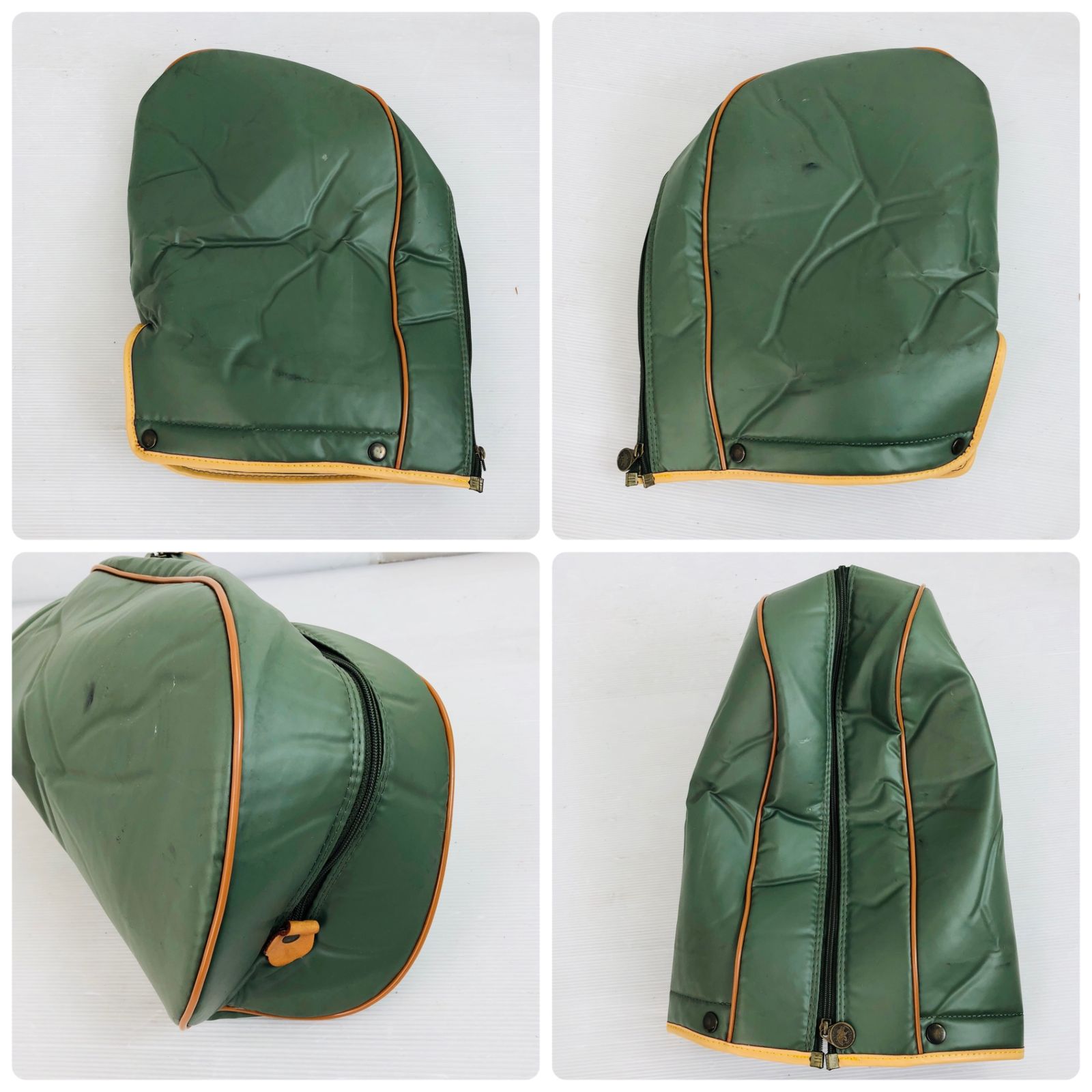 HUNTING WORLD ハンティングワールド 8型 グリーン レザー キャディ