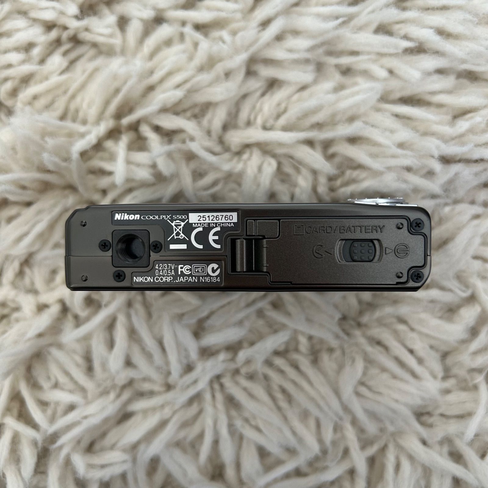 ✨美品✨】Nikon COOLPIX S500 コンデジ 平成レトロ ブラック - メルカリ