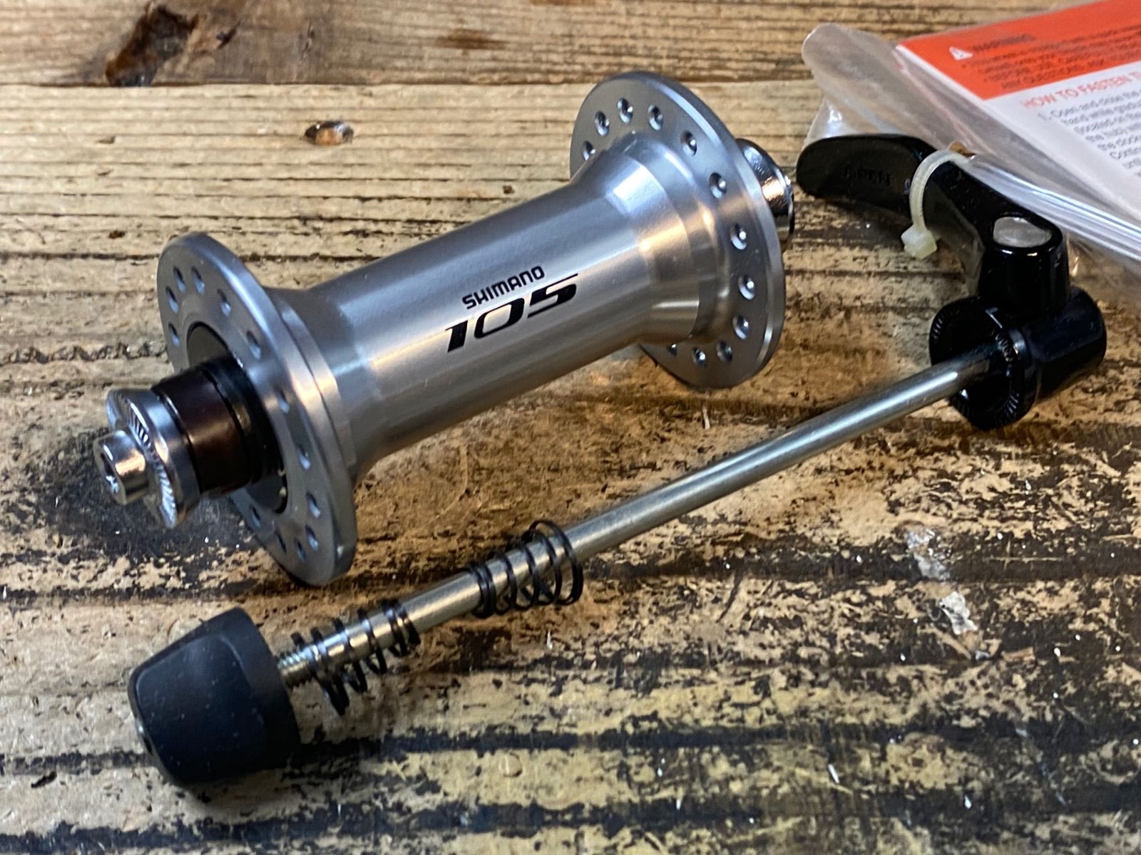 JW620 シマノ SHIMANO 105 HB/FH-5800 前後ハブセット 32H シルバー