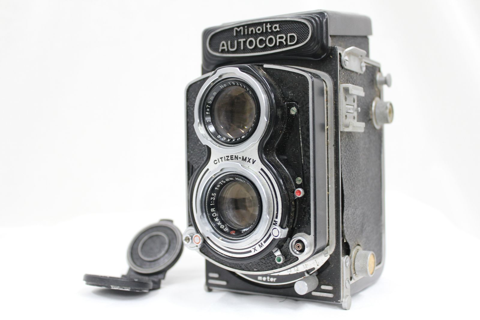 訳あり品】 ミノルタ Minolta autocord 初期型 75mm F3.5 二眼カメラ