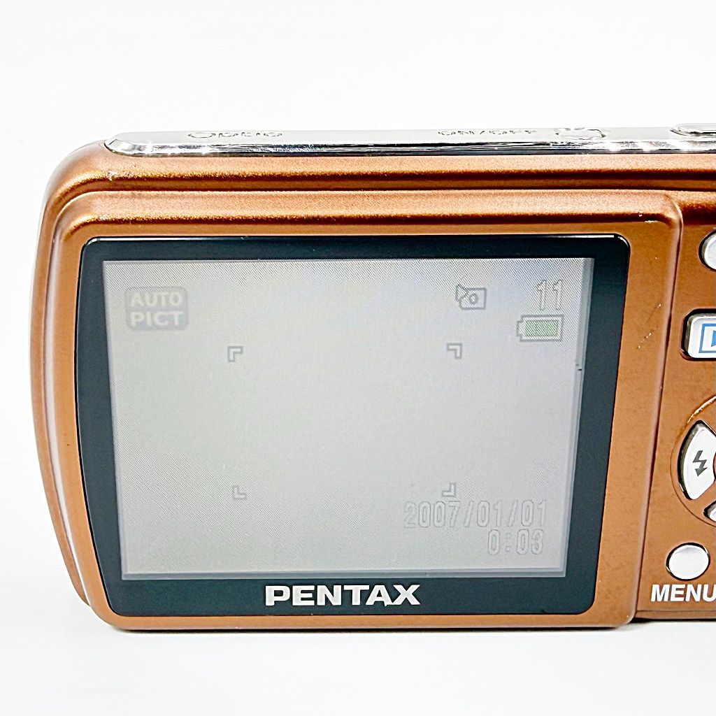 ペンタックス PENTAX Optio M40 ブラウン コンデジ カメラ 中古 - メルカリ