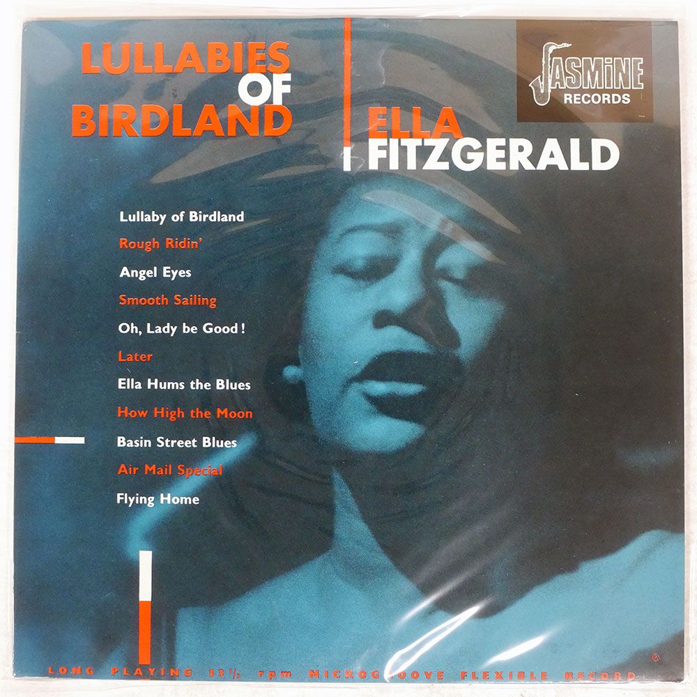 英 UK盤 ELLA FITZGERALD/LULLABIES OF BIRDLAND/JASMINE JASM1027 LP