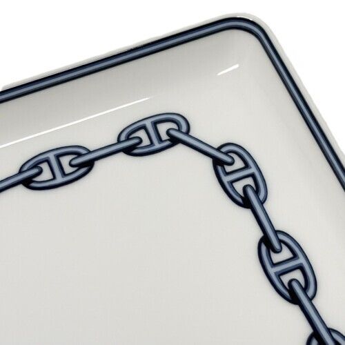 新品同様】HERMES エルメス シェーヌダンクル スクエアプレート