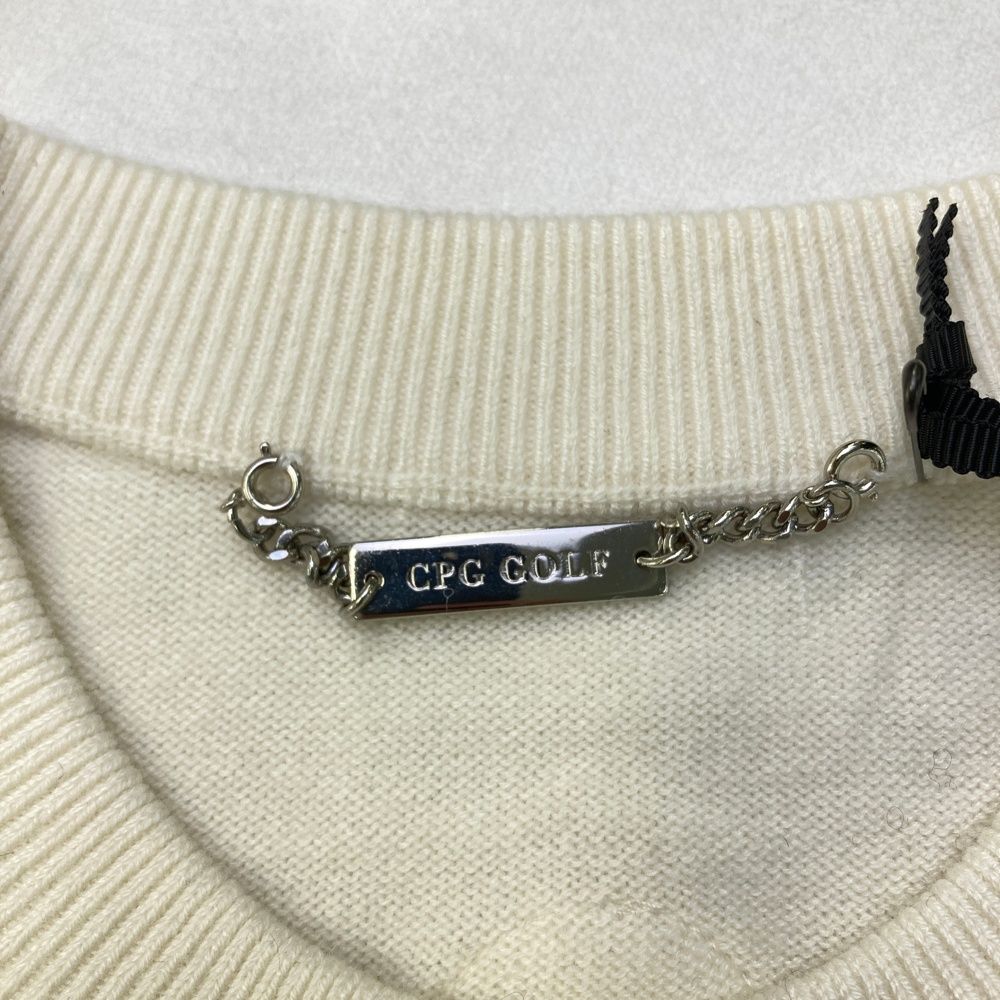 サイズ：4 CPG GOLF シーピージーゴルフ ウール混 ニットセーター 羊