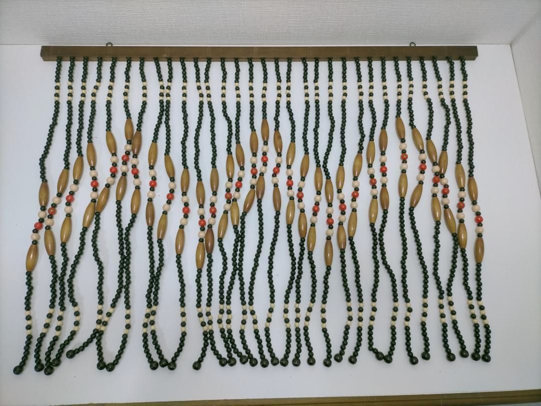 珠のれん 玉のれん ビーズのれん 暖簾 昭和レトロ レトロポップ 250428