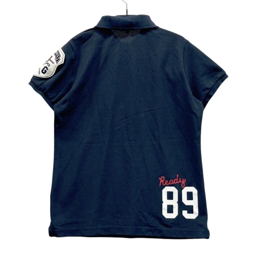 サイズ：1 PEARLY GATES パーリーゲイツ 半袖ポロシャツ ワッペン