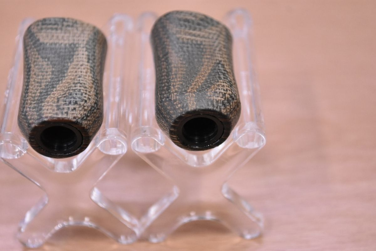 わたらせ樹脂工房 スタビライズウッドノブ シマノ 右用 2点セット