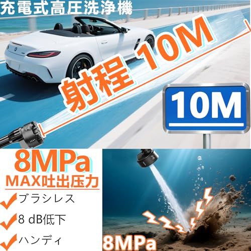 迅速に発送】高圧洗浄機【2025新昇級版モデル 】高圧洗浄機 コードレス