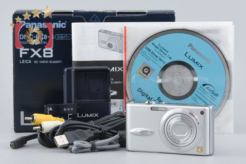 中古】Panasonic パナソニック LUMIX DMC-FX8 シルキーシルバー