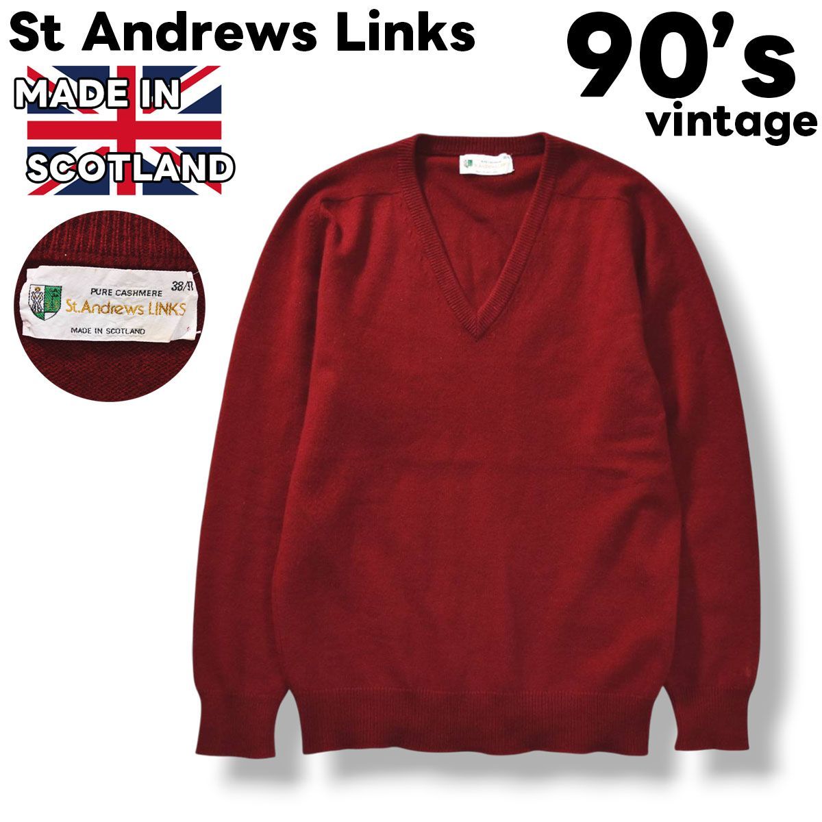 上質】 90s ヴィンテージ スコットランド製 セントアンドリュース