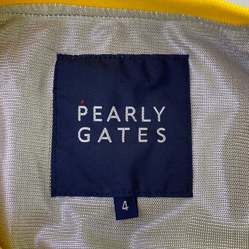 サイズ：4 PEARLY GATES パーリーゲイツ 裏地付き 長袖ブルゾン