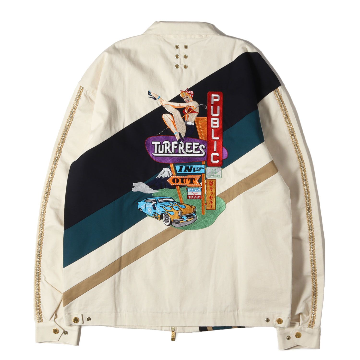 美品】Russeluno ラッセルノ ジャケット アイボリー サイズ:6