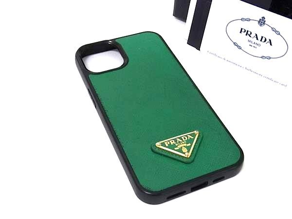 PRADA プラダ サフィアーノレザー iPhone13/14 対応 アイフォンケース