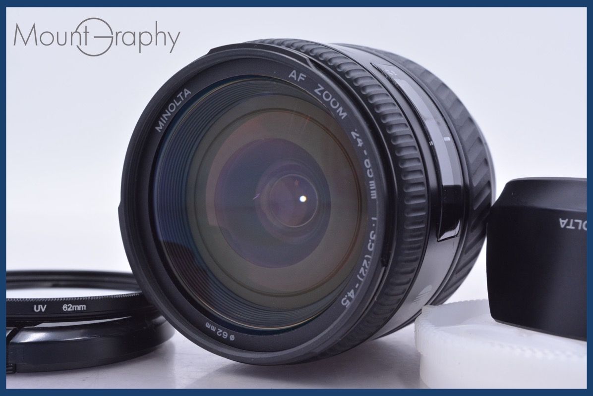 動作保証】 ミノルタ MINOLTA AF ZOOM 24-85mm F3.5-4.5 前後キャップ
