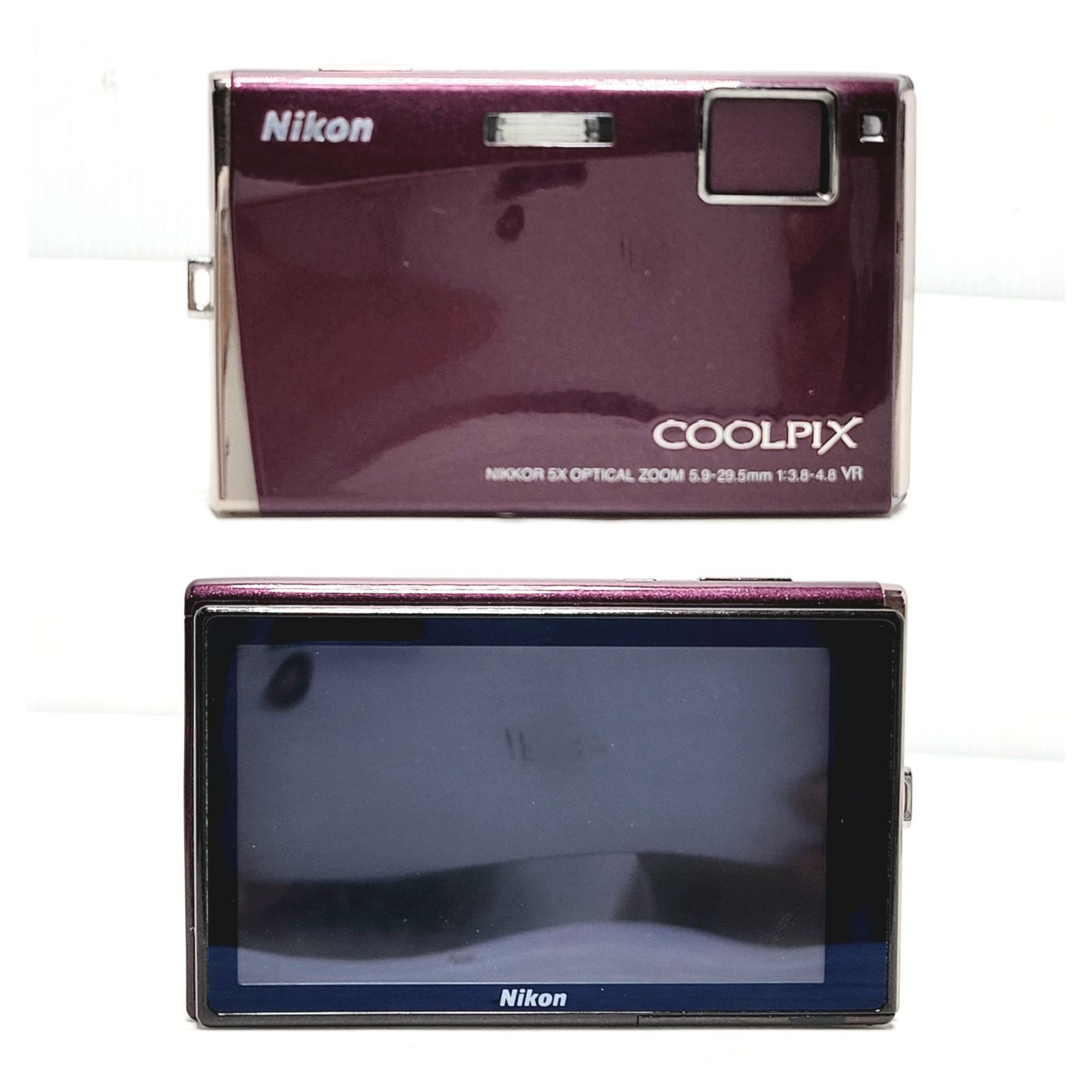 現状品】Canon Coolpix S60 ワインレッド - メルカリ