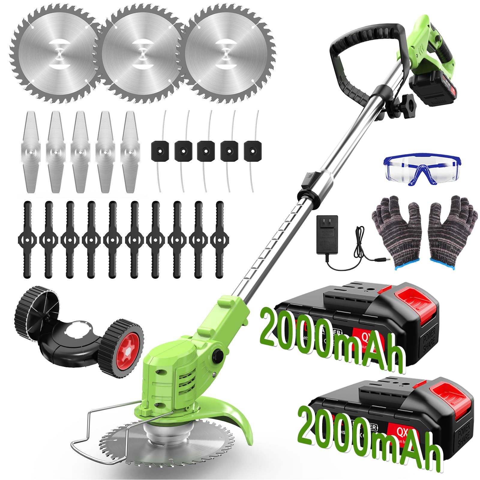 迅速に発送】草刈り機 充電式草刈り機 1880W高出力 21V 大容量 強力