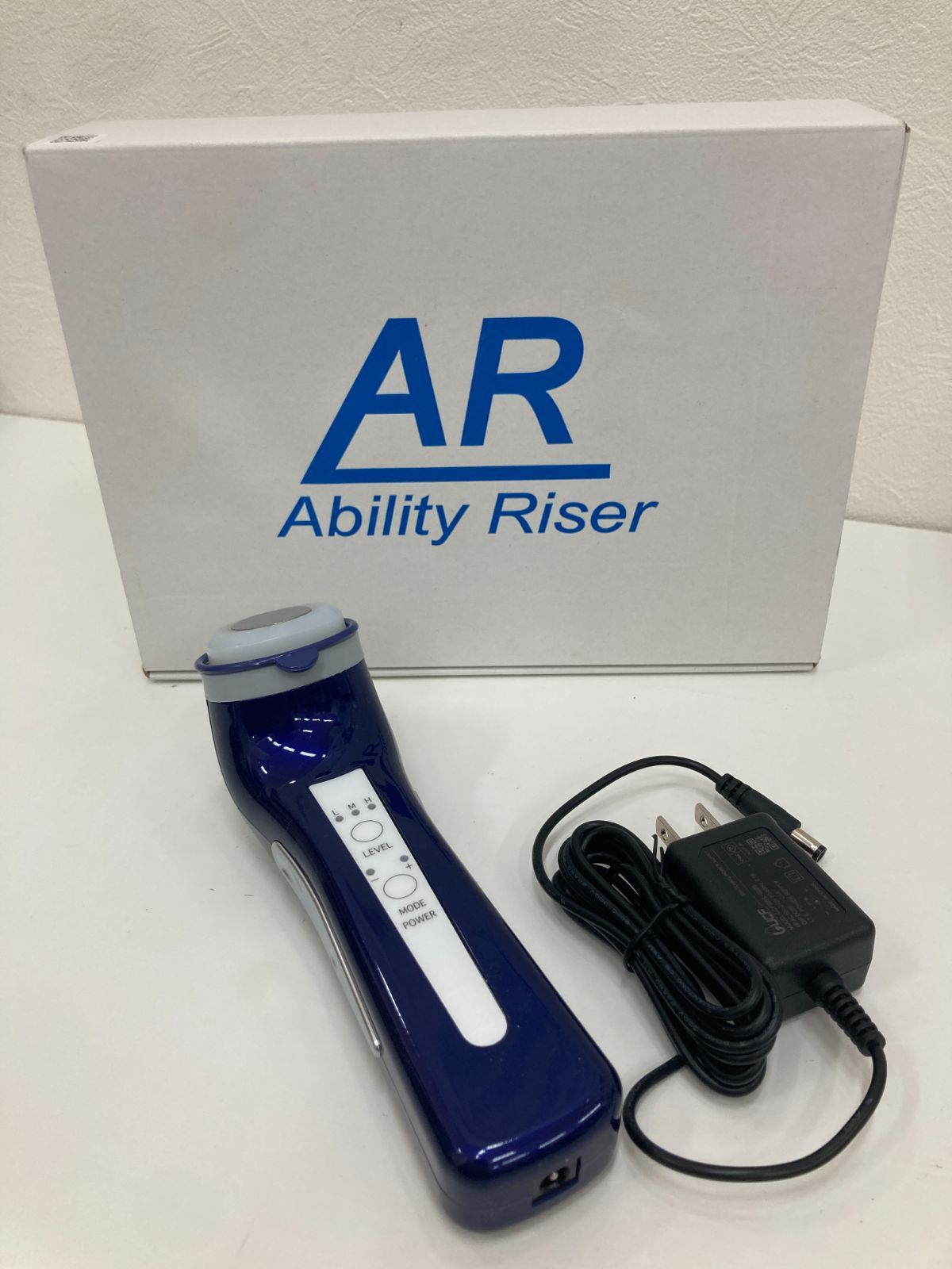 新品・未使用 Ability Riser 美顔器 AR ネイビー 充電器・箱付き