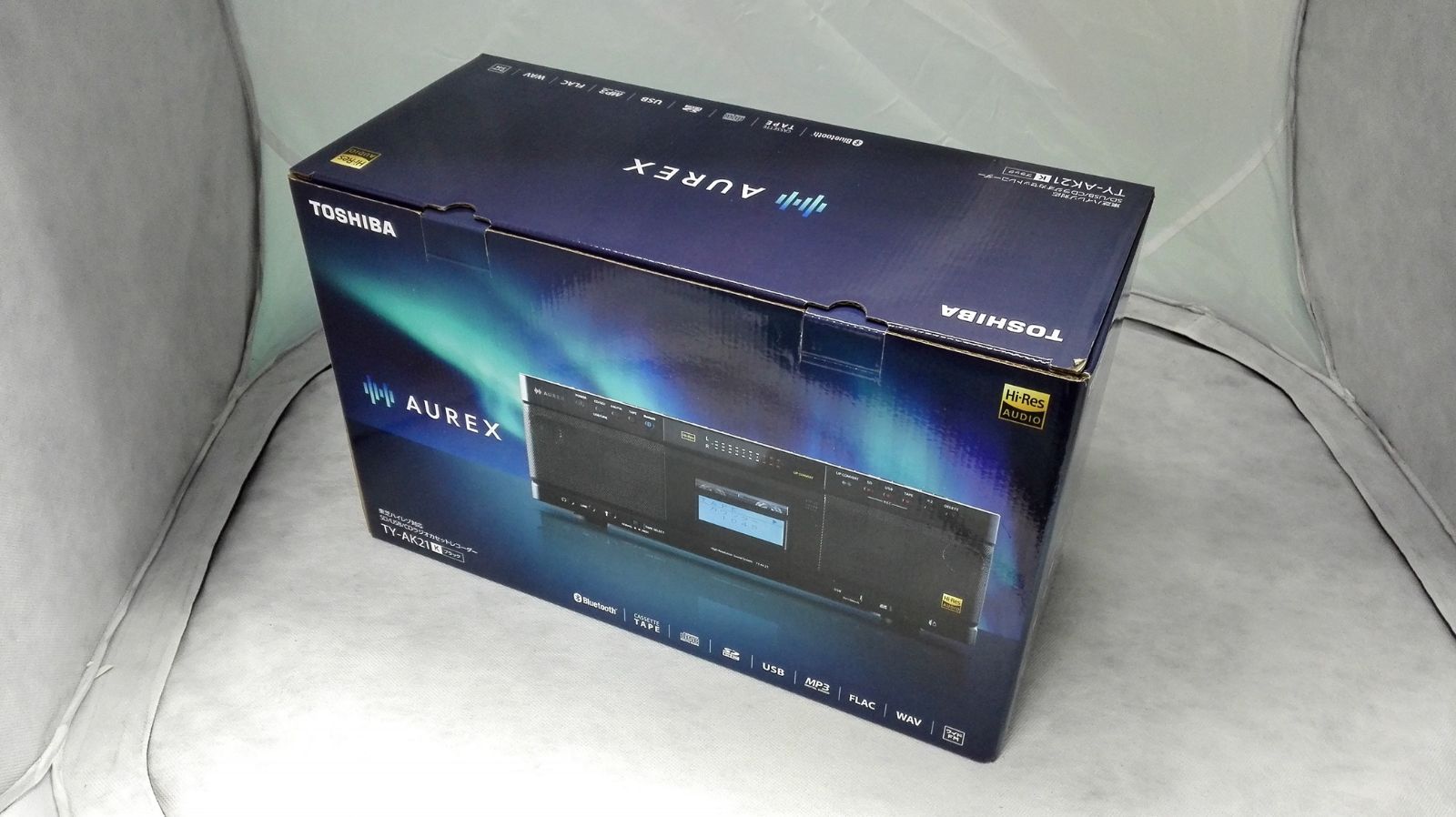 開封・未使用】AUREX ハイレゾ対応SD/USB/CDラジオカセットレコーダー