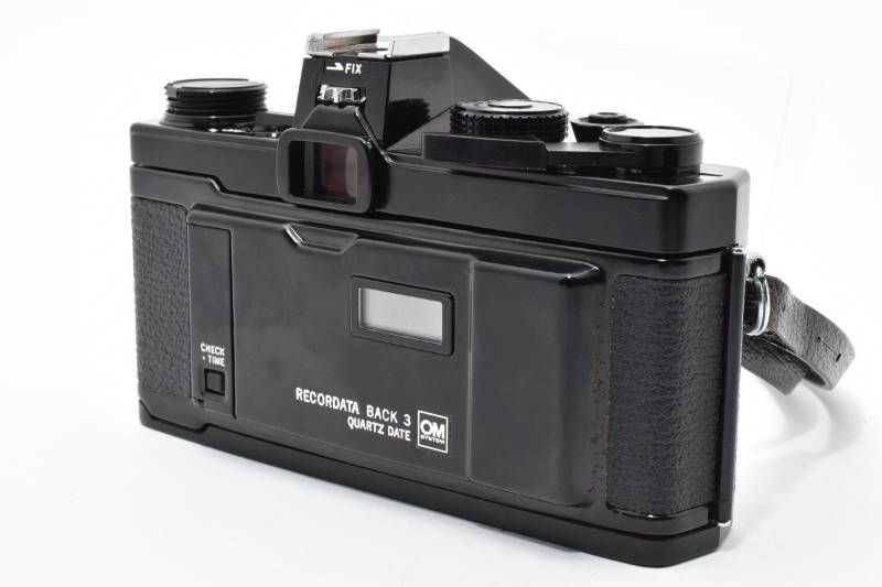 現状品】Olympus オリンパス OM-1 ボディ 黒 ブラック 背面蓋RECORDATA